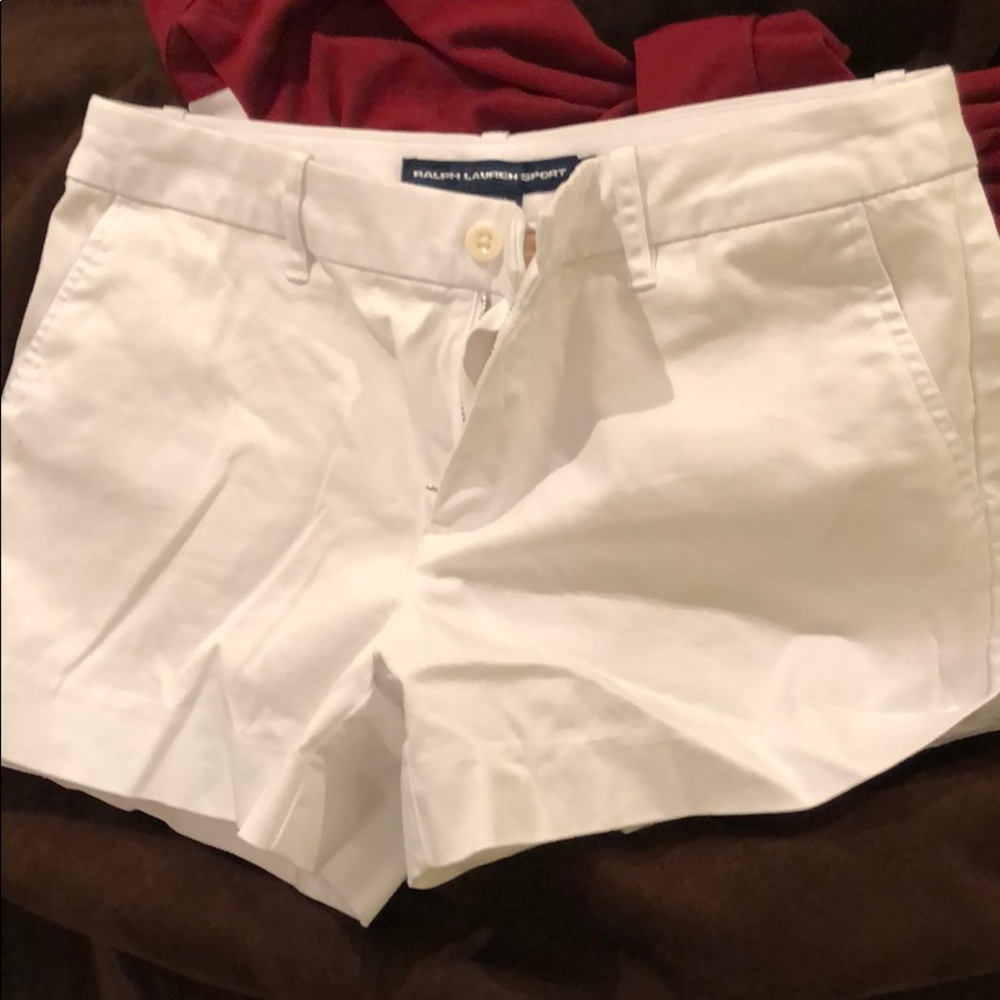 Polo white short